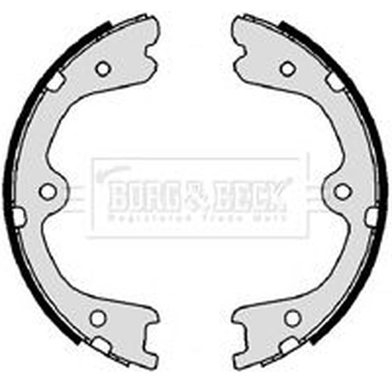 Borg & Beck Parking Brake Shoe Set BBS6425