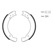 Mintex Brake Shoe Set Axle Kit MGR51