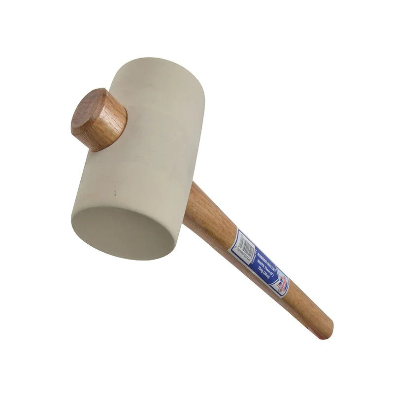 Faithfull Rubber Mallet 794g (28oz) Black, White