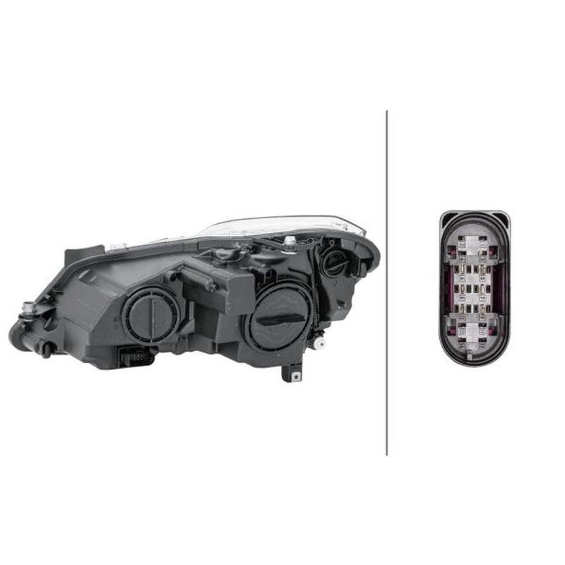 Hella Headlight Headlamp W5W Right 1EL 009 647-921