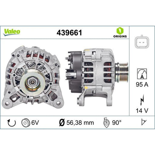 Valeo Car Alternator 12V 439661