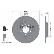 Textar 2 x Rear Brake Discs 92129603