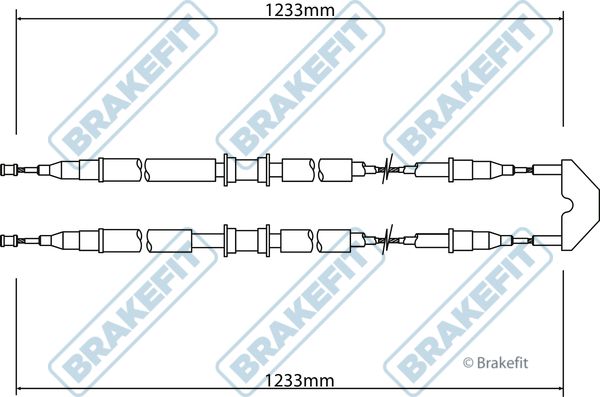Apec Handbrake Cable Centre fits Opel Combo Box Body/Mpv 2001 on 1.6 1.7