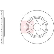 Apec 2 x Vented Front Brake Discs DSK2707