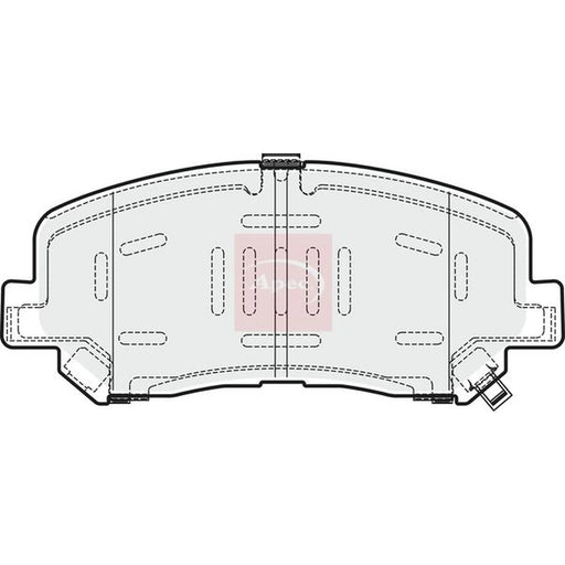 Apec Front Brake Pad Set PAD1915