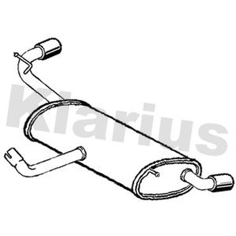 Klarius Box With Tail Pipe Rear BM1002J