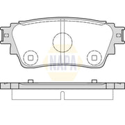NAPA Rear Brake Pad Set NBP1916