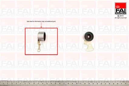 FAI Timing Belt Tensioner Pulley OD ID Wide