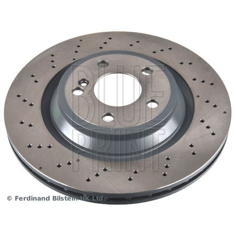 Blue Print 2 x Perforated/Vented Rear Brake Discs ADBP430080