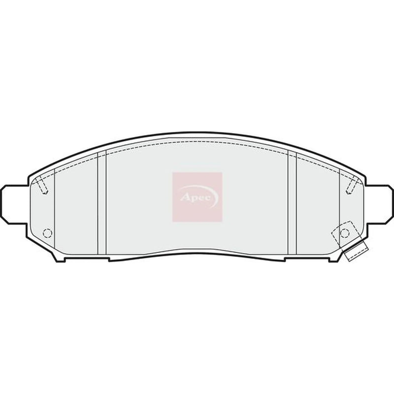 Apec Front Brake Pad Set PAD1490
