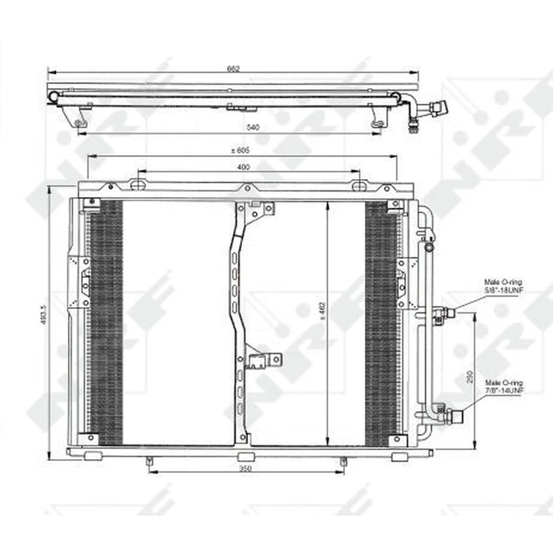 NRF Air Conditioning Condenser 35229