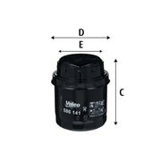 Valeo Engine Oil Filter 586141