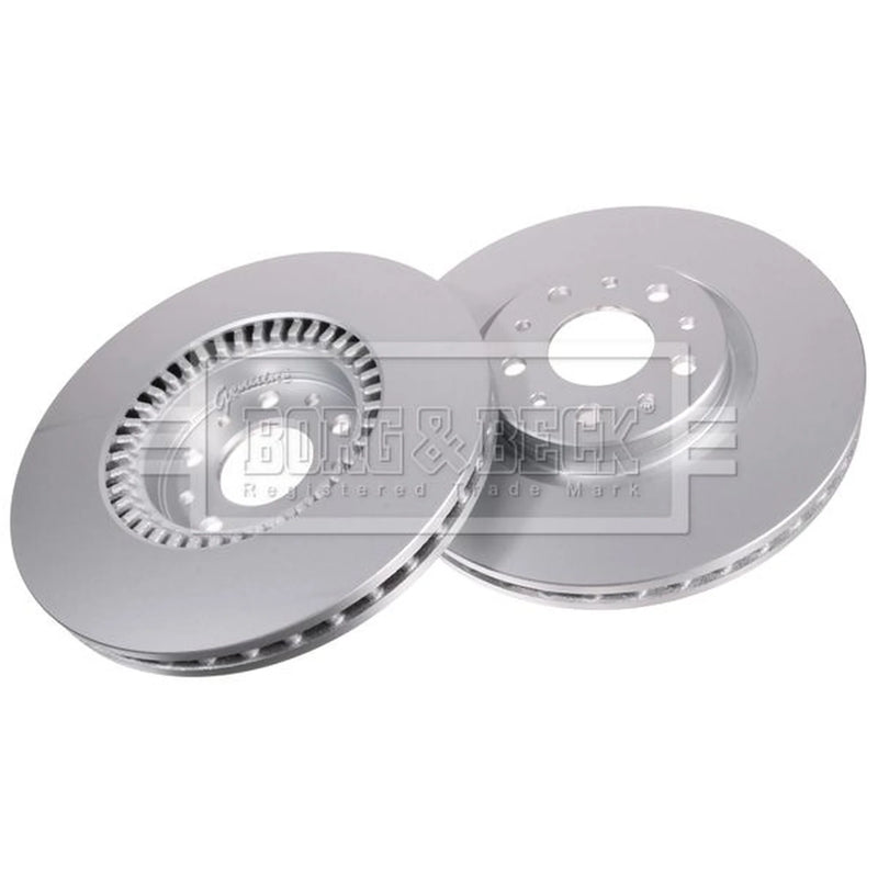 Borg & Beck 2 x Vented Front Brake Discs BBD6309