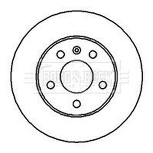 Borg & Beck 2 x Rear Brake Discs BBD4114