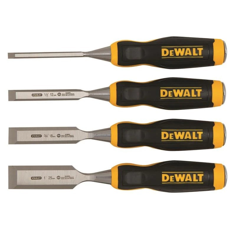 DEWALT Hand Tools Wood Chisel Set, 4 Piece - DWHT0-16063