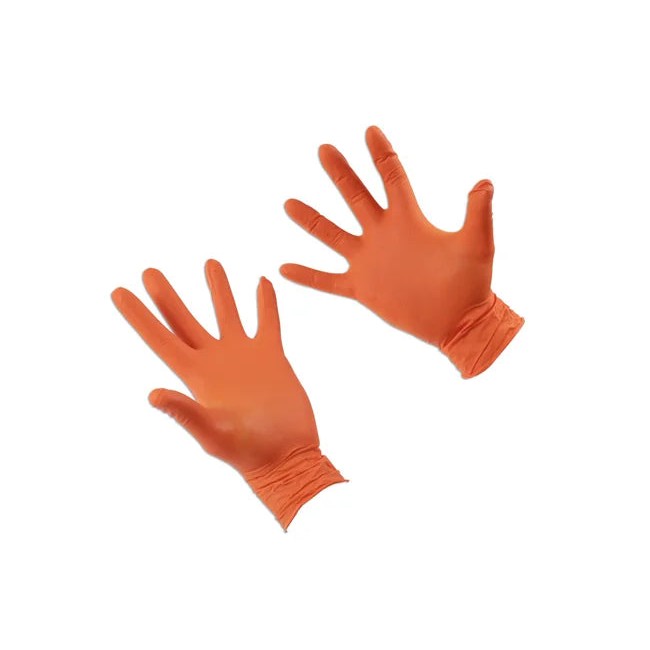 Connect Grippaz XXLarge Orange Nitrile Gloves 50pc - CPL