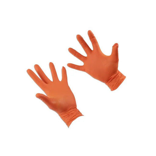 Connect Grippaz XXLarge Orange Nitrile Gloves 50pc - CPL