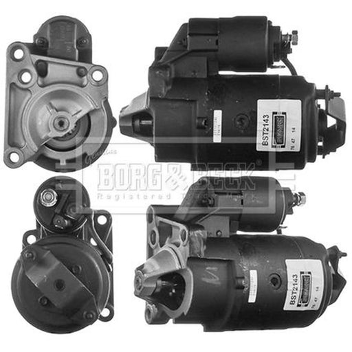 Borg & Beck Starter Motor 12V 0.8kW 9 Teeth BST2143