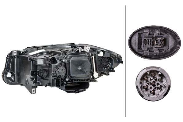 Hella Headlight Headlamp D1S (gas discharge tube) Right