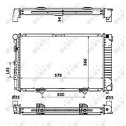 NRF Engine Radiator 58925