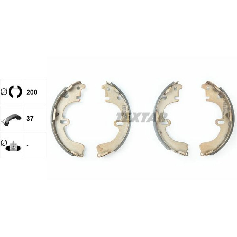 Textar Brake Shoe Set Axle Kit 91043200