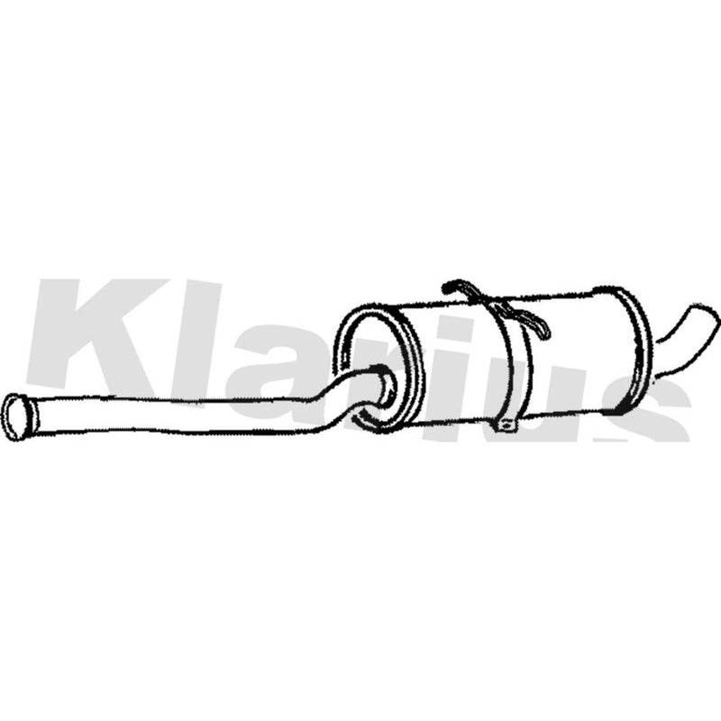 Klarius Box With Centre Pipe Centre VO205D