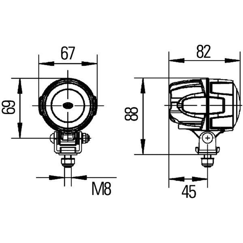 Hella Worklight High 1G0 995 050-061
