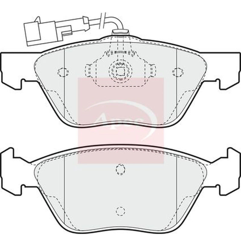 Apec Front Brake Pad Set PAD937