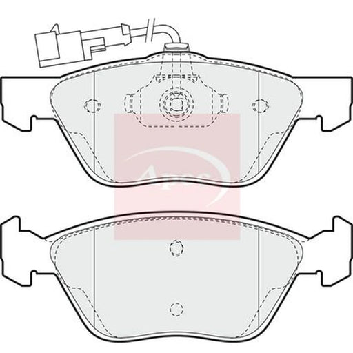 Apec Front Brake Pad Set PAD937