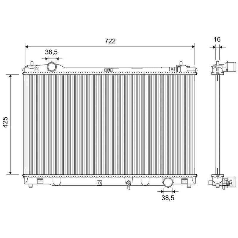 Valeo Engine Radiator 701178