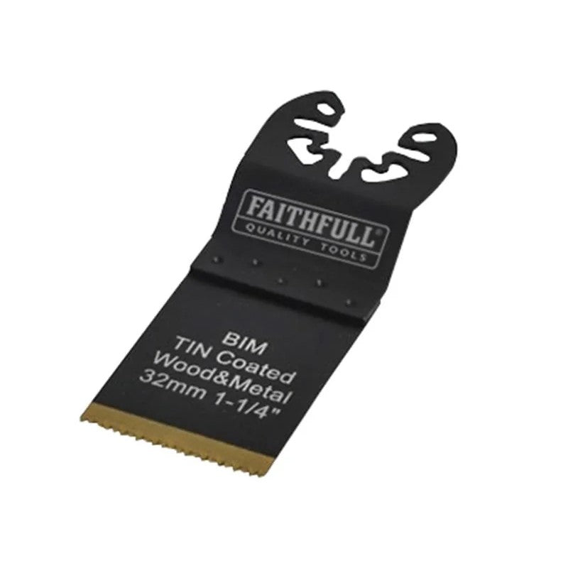 Faithfull Multi-Functional Tool Bi-Metal Flush Cut TiN Coated Blade 32-65mm