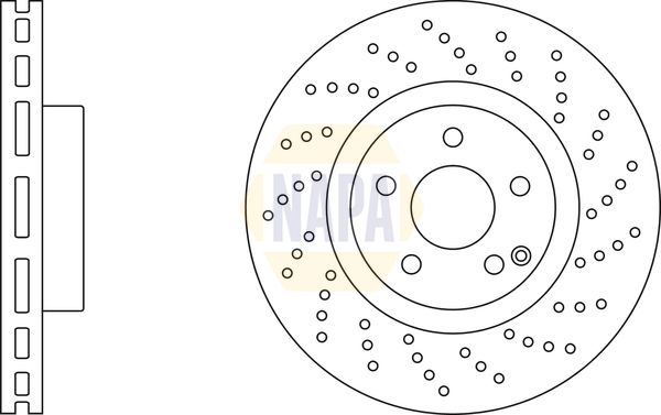 NAPA Front Perforated/Vented & Rear Perforated/Vented Brake Discs & Pads