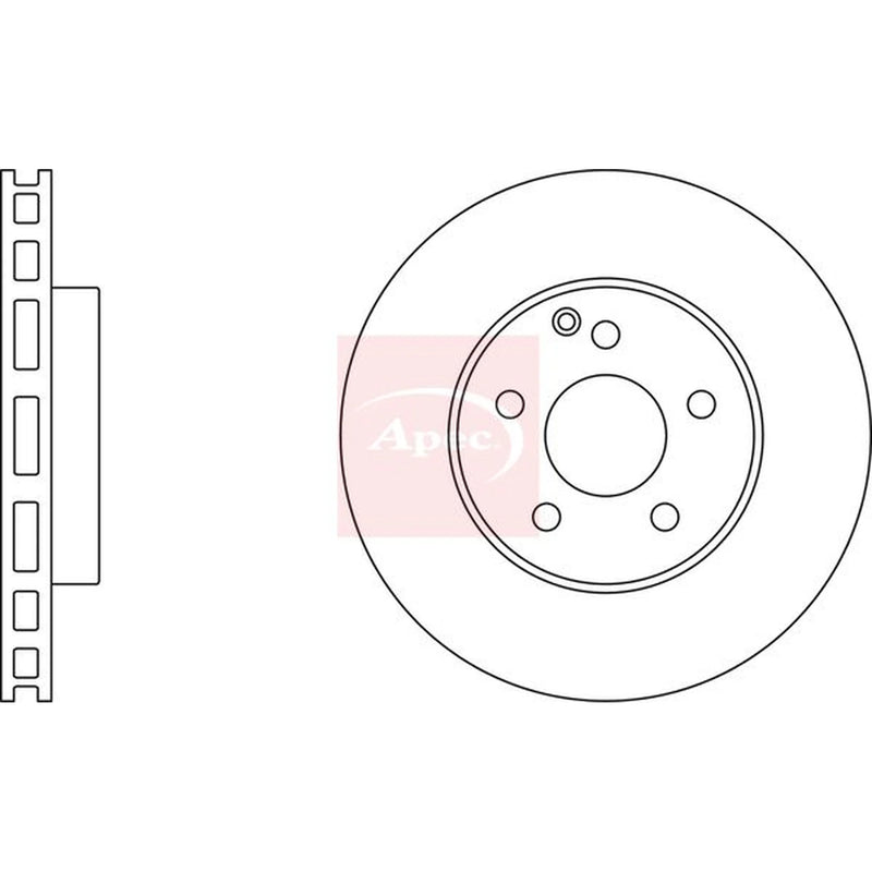 Apec Front Brake Discs DSK2224