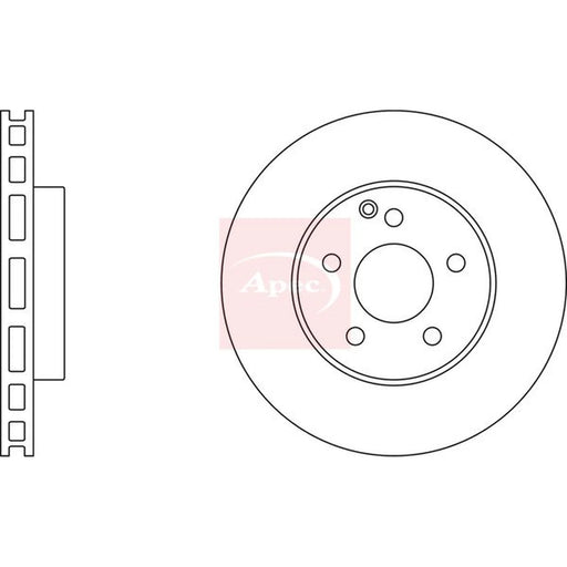 Apec Front Brake Discs DSK2224