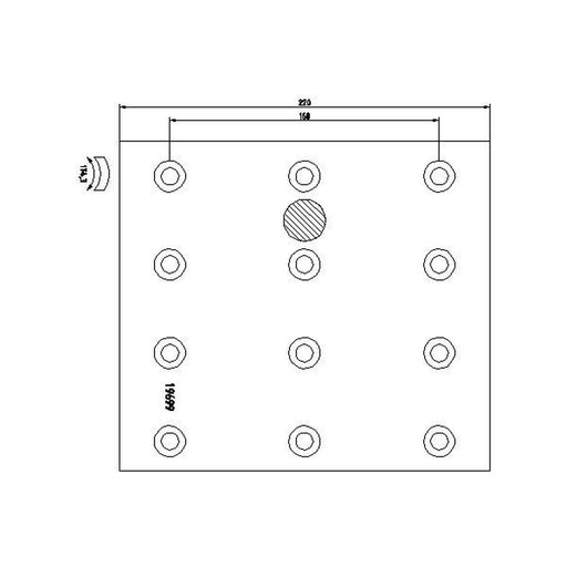 Textar Textar Cv Brake Lining Set 1969905