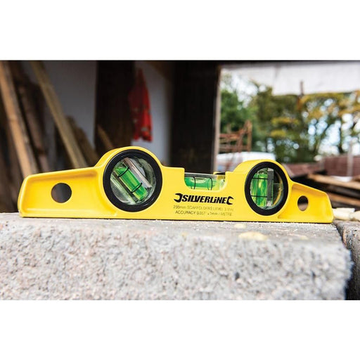 Silverline Magnetic Scaffolders Level 250mm Silverline  - Town Parts