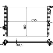 Mahle Engine Radiator CR 1197 000P