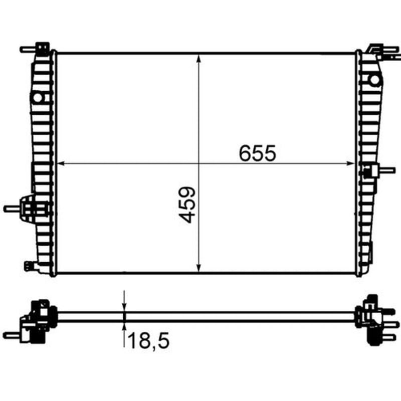 Mahle Engine Radiator CR 1197 000P