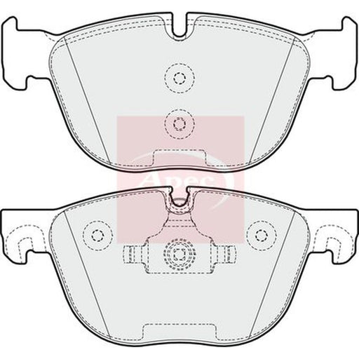 Apec Front Brake Pad Set PAD1614