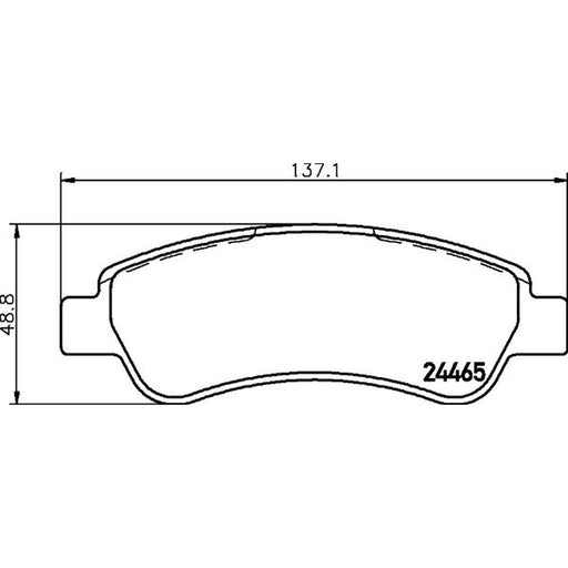 Mintex Rear Brake Pad Set MDB2850