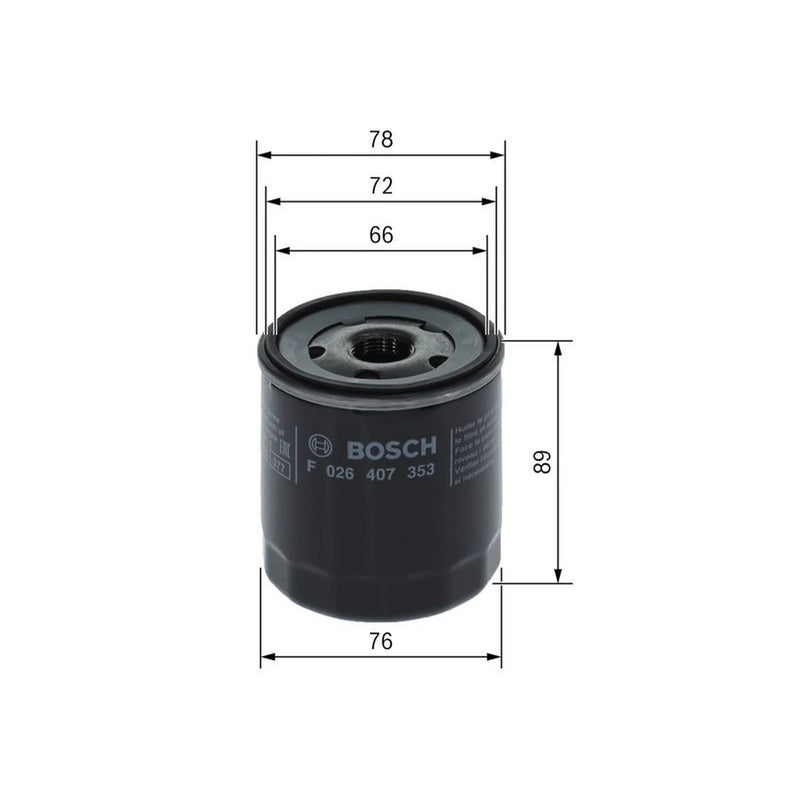 Bosch Engine Oil Filter F 026 407 353