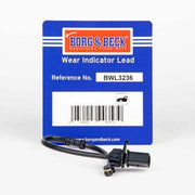 Borg & Beck Brake Pad Wear Sensor Front BWL3236