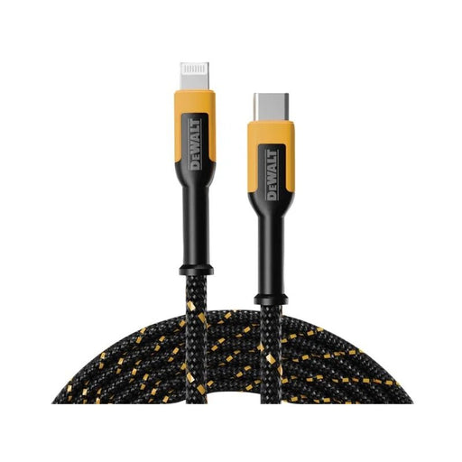 DEWALT Telecoms USB C to Lightning® Reinforced Charging Cable 1.2m (4ft)