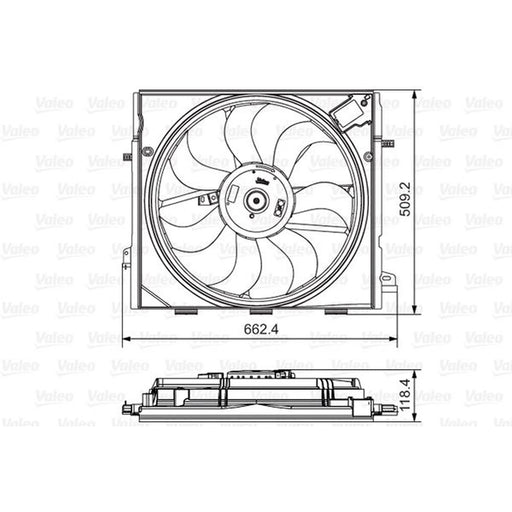 Valeo Engine Cooling Fan 696873