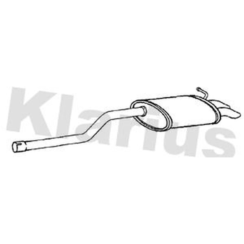 Klarius Box With Tail Pipe Rear SK170M
