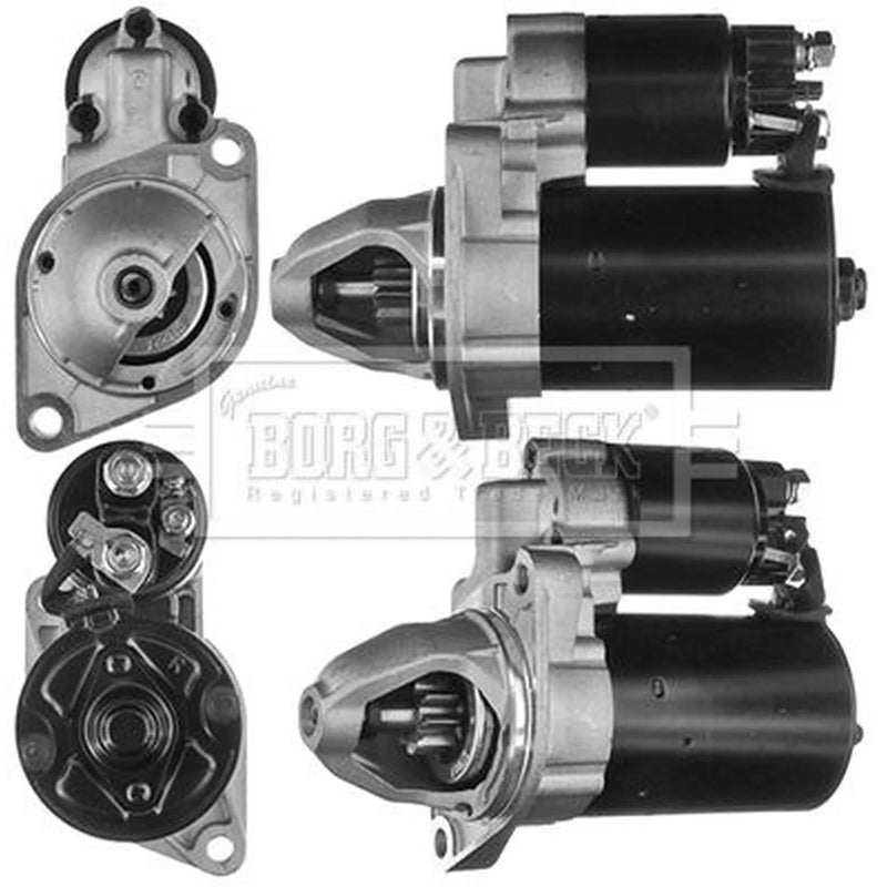 Borg & Beck Starter Motor 12V 1.1kW 9 Teeth BST2021