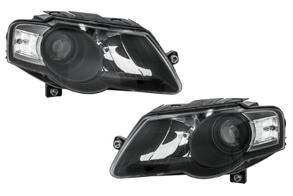 Hella Headlight Set Right fits VW Passat B6 Passat B6 Estate 1EL 247 014-831