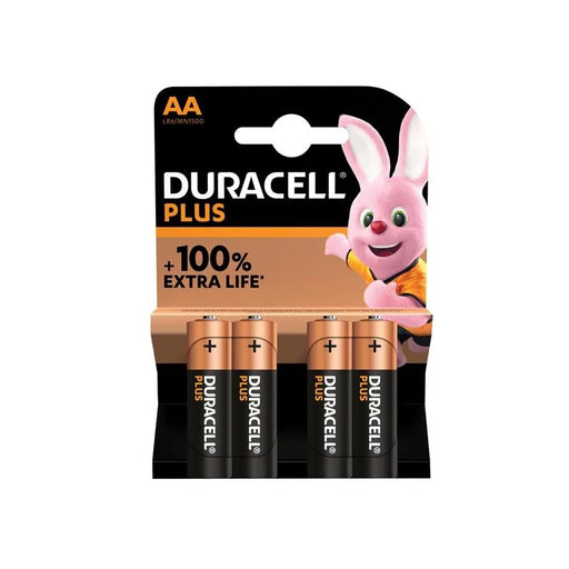 Duracell AA Cell +150% Plus Power Batteries (Pack 4) - S18702
