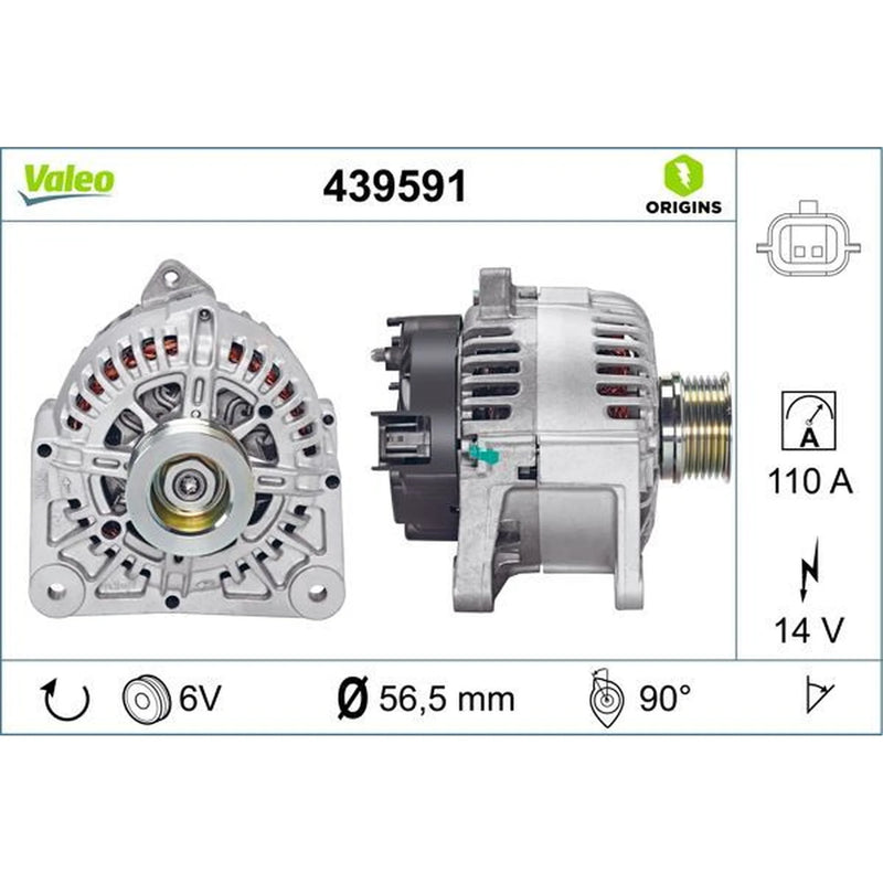 Valeo Car Alternator 12V 439591