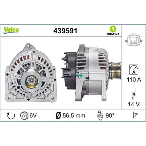 Valeo Car Alternator 12V 439591